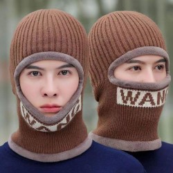 hat man velvet warm woolen Outdoor thick knitting hedging cotton man