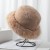  same style belt handmade weave knitting leather warm velvet hat woman Autumn and Winter