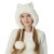 Winter big head retro velvet Bucket hat woman thick Imitation leather warm all-Purpose day