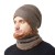 fashion classic pattern one-piece velvet warm knitting Autumn and Winter woolen hat
