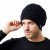hat occidental style big double color pattern knitting warm neutral hedging man