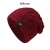hat occidental style big double color pattern knitting warm neutral hedging man
