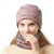 knitting hat man woman velvet eyes occidental style big head woolen lovers