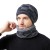 knitting hat man woman velvet eyes occidental style big head woolen lovers