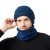 knitting hat man woman velvet eyes occidental style big head woolen lovers