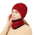 knitting hat man woman velvet eyes occidental style big head woolen lovers