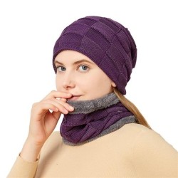 Autumn and Winter man hat double color square velvet knitting hat two lovers s..