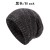 occidental style Autumn and Winter knitting hat velvet warm Outdoor wind man woman same style