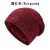 occidental style Autumn and Winter knitting hat velvet warm Outdoor wind man woman same style
