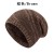 Autumn and Winter man knitting hat hat flower velvet hedging woolen
