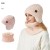 Autumn and Winter man knitting hat hat flower velvet hedging woolen