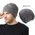  knitting hat two man woman big head thick Winter snowflake warm