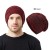  knitting hat two man woman big head thick Winter snowflake warm