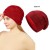  knitting hat two man woman big head thick Winter snowflake warm