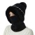 Winter velvet knitting hat touch screen gloves warm set man Outdoor woolen