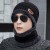  head hat occidental style autumn Winter imitate sheep velvet pure color knitting woolen hat