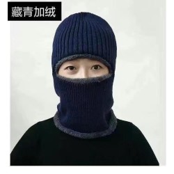 hat man velvet warm woolen Outdoor thick knitting hedging cotton man