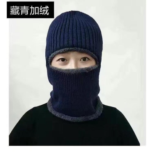 hat man velvet warm woolen Outdoor thick knitting hedging cotton man
