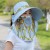 spring summer sunscreen hat woman  Outdoor Shade ultraviolet-proof sun hat  big woman