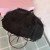 Bucket hat woman autumn pure cotton pure color big head sunscreen day Korean style fashion all-
