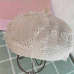  woman Korean style summer samll retro pattern all-Purpose Octagonal hat samll..