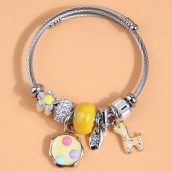 fashion conciseOL concise christmas fawn temperament lady bangle
