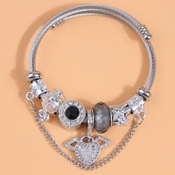 fashion conciseOL flash diamond angel temperament lady bangle