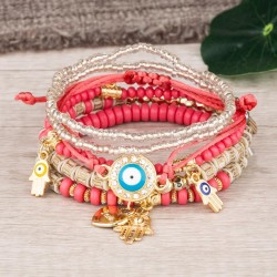 fashion noble wind eyes multilayer temperament woman bracelet