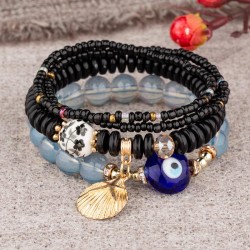 fashion noble wind eyes Shells accessories temperament multilayer woman bracel..