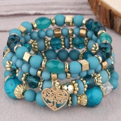 fashion medium noble wind love multilayer temperament lady bracelet