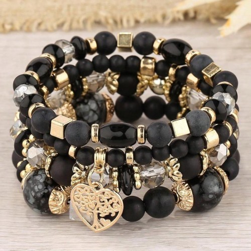 fashion medium noble wind love multilayer temperament lady bracelet