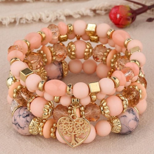 fashion medium noble wind love multilayer temperament lady bracelet