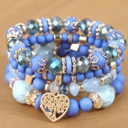 fashion medium noble wind love multilayer temperament lady bracelet