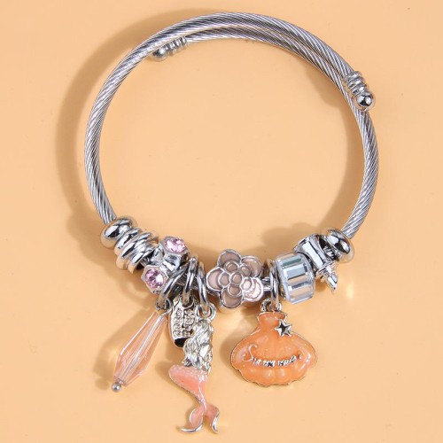 fashion conciseOL beauty Shells all-Purpose temperament woman bangle