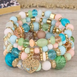 fashion medium noble wind love multilayer temperament lady bracelet