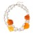 occidental style fashion retro  brief Pearl women necklace Double layer clavicle chain