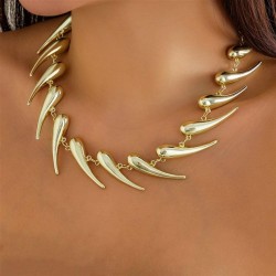 occidental style personality splice drop pendant necklace woman  exaggerating ..