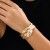 occidental style samll Metal wind bangle brief Irregular retro woman