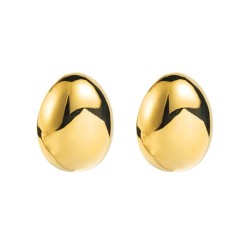 E bronze occidental style samll Round ear stud  lovely surface temperament sam..