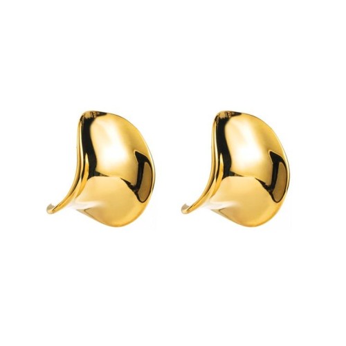 E occidental style bronze Irregular ear stud  briefI wind samll personality earrings woman
