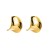 E occidental style bronze Irregular ear stud  briefI wind samll personality earrings woman