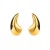 E occidental style bronze wind drop earrings  color retention surface brief fashion ear stud