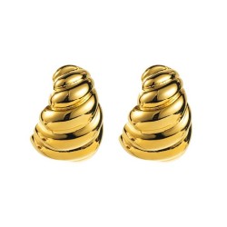 E occidental style bronze Earring  wind Stripe earrings personality fashion Me..