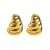 E occidental style bronze Earring  wind Stripe earrings personality fashion Metal ear stud