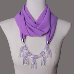 Starry necklace woman four ethnic style travel shawl head