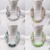 spring trend woman print Beads Cloth necklace candy colors ornament scarves