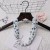 spring trend woman print Beads Cloth necklace candy colors ornament scarves