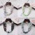 spring trend woman print Beads Cloth necklace candy colors ornament scarves