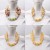 spring trend woman print Beads Cloth necklace candy colors ornament scarves