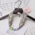 spring trend woman print Beads Cloth necklace candy colors ornament scarves